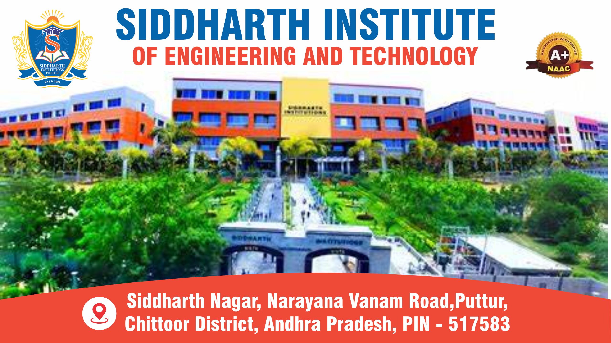 out side view of Siddharth Institute of Engineering and Technology - SIETK